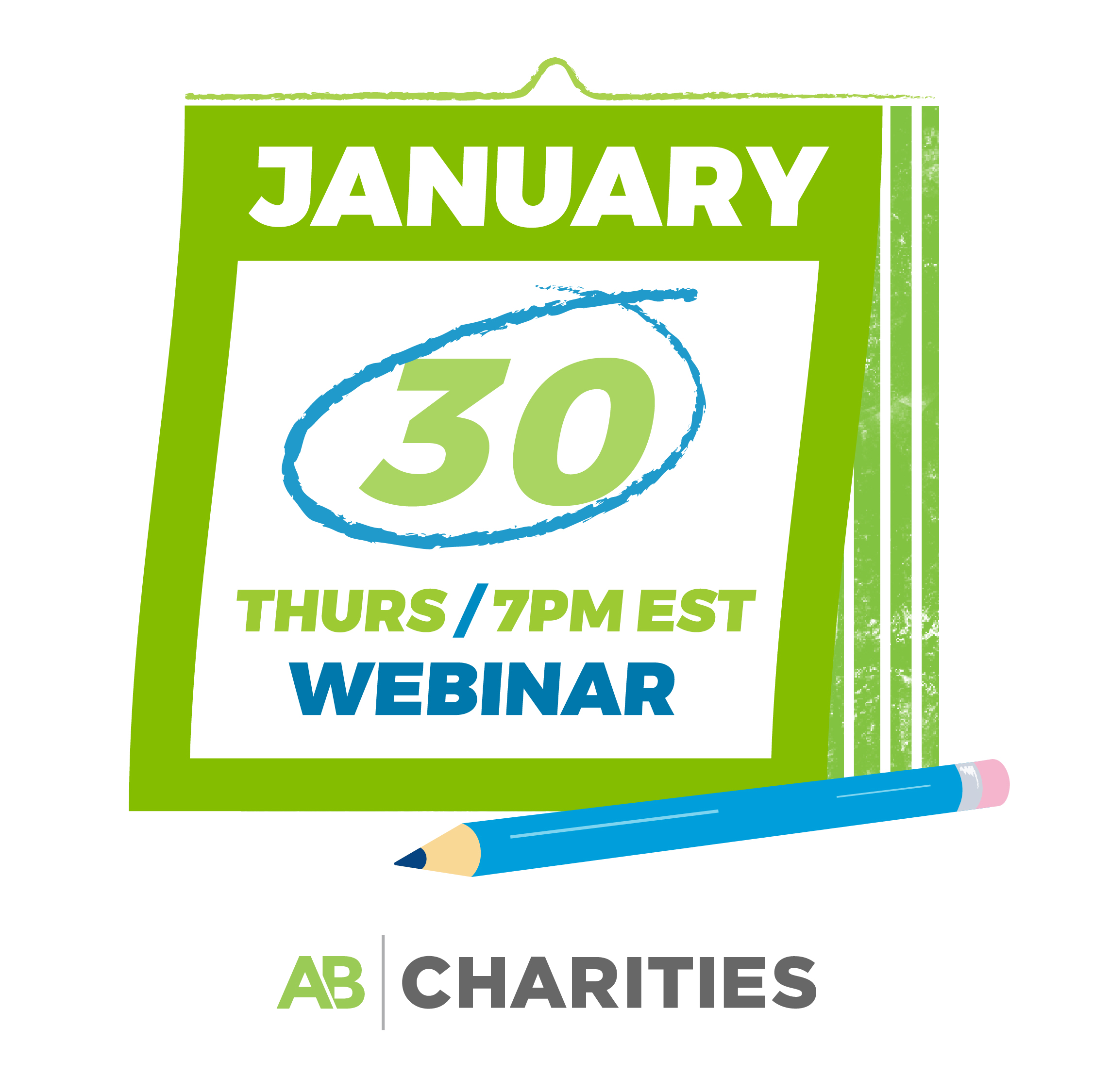 AB Charities' webinar begins on January 30, at 7pm EST