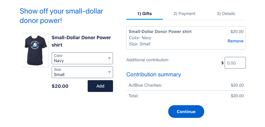 basic merch form