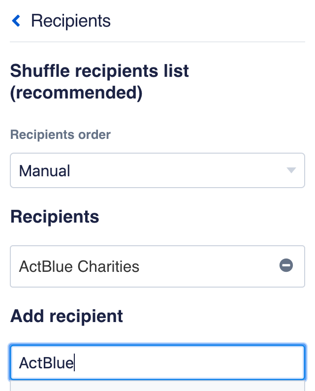 how to cancel actblue contributions