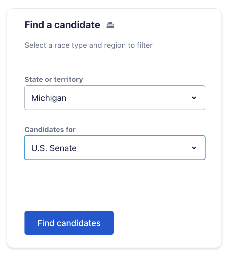 Candidate Search